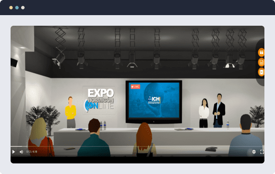 modelo personalizable para webinars