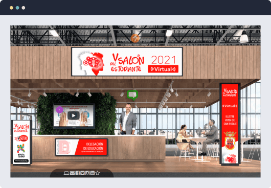 organiza tu stand virtual